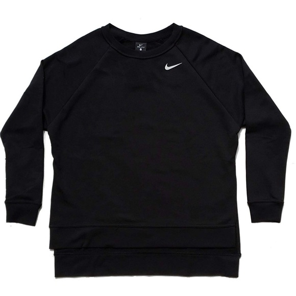 Nike Women’s Pullover Sweater Black white - Picture 2 of 3